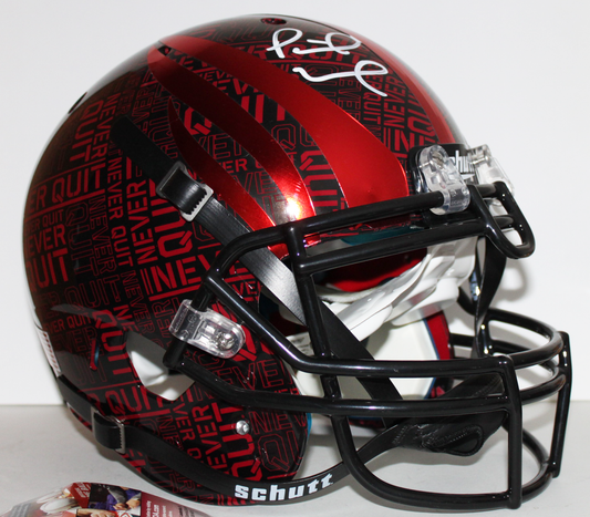 Patrick Mahomes Texas Tech Red Raiders Signed Authentic Schutt Full Size Helmet