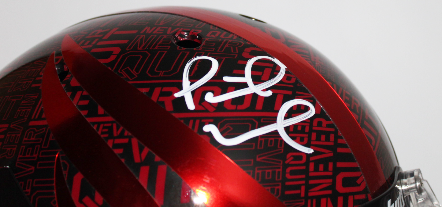 Patrick Mahomes Texas Tech Red Raiders Signed Authentic Schutt Full Size Helmet