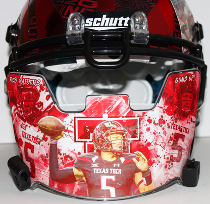 Patrick Mahomes Texas Tech Red Raiders Signed Authentic Schutt Full Size Helmet