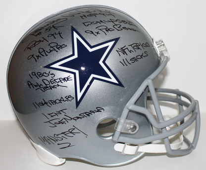Randy White Dallas Cowboys Signed Full Size Riddell Replica with 11 Inscriptions - JSA