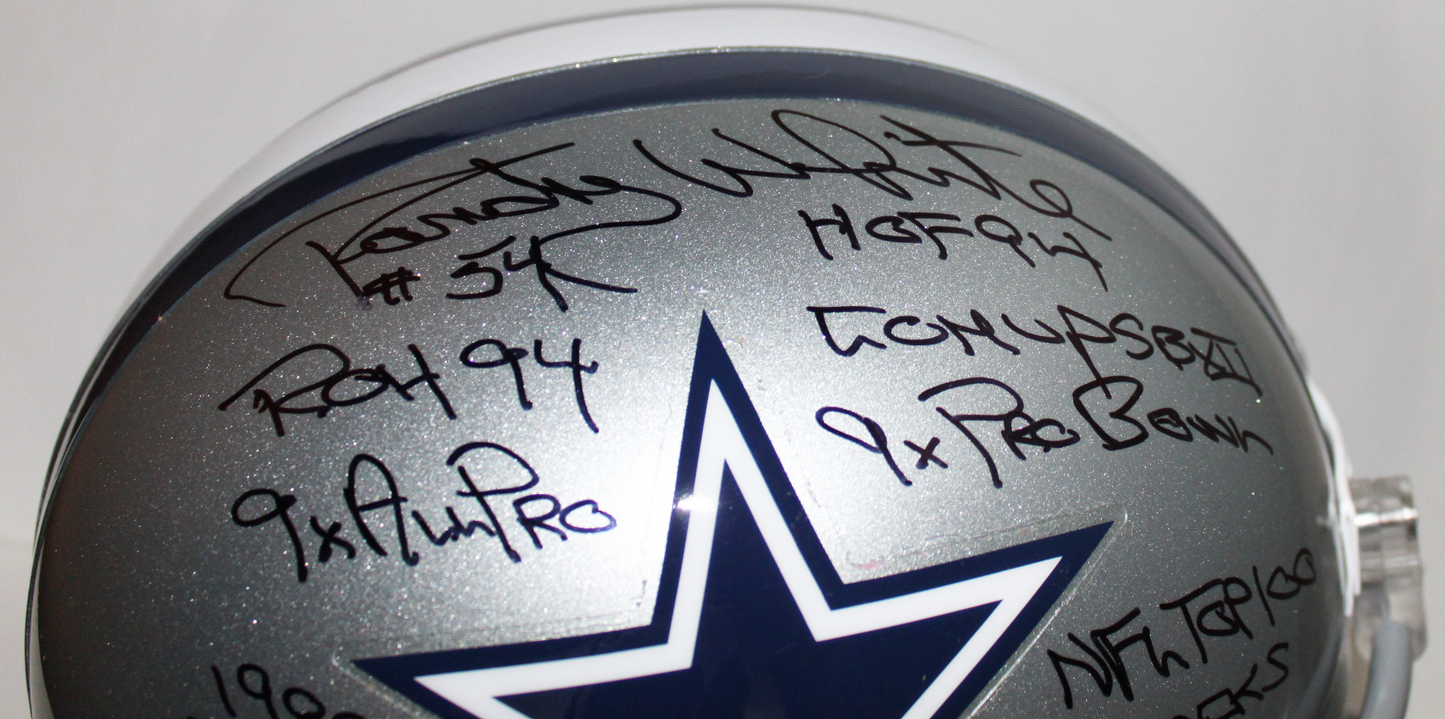 Randy White Dallas Cowboys Signed Full Size Riddell Replica with 11 Inscriptions - JSA