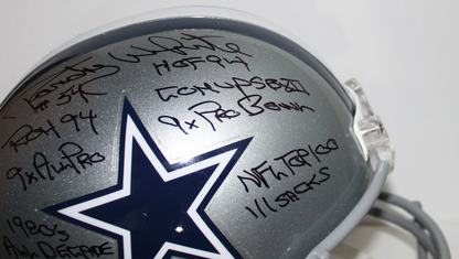 Randy White Dallas Cowboys Signed Full Size Riddell Replica with 11 Inscriptions - JSA