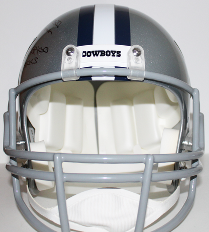 Randy White Dallas Cowboys Signed Full Size Riddell Replica with 11 Inscriptions - JSA