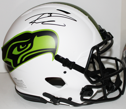 Russell Wilson Seattle Seahawks Signed Full Size Authentic Lunar Eclipse Helmet - Beckett