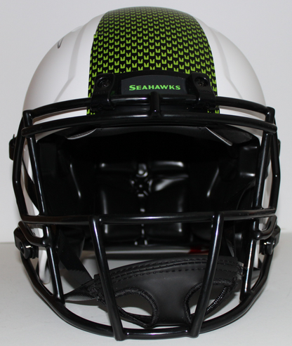 Russell Wilson Seattle Seahawks Signed Full Size Authentic Lunar Eclipse Helmet - Beckett