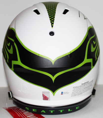 Russell Wilson Seattle Seahawks Signed Full Size Authentic Lunar Eclipse Helmet - Beckett