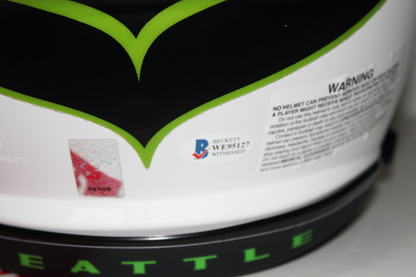 Russell Wilson Seattle Seahawks Signed Full Size Authentic Lunar Eclipse Helmet - Beckett