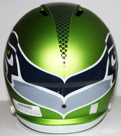 Russell Wilson Seattle Seahawks Signed Blaze Full Size Speed Helmet
