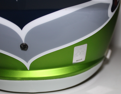 Russell Wilson Seattle Seahawks Signed Blaze Full Size Speed Helmet