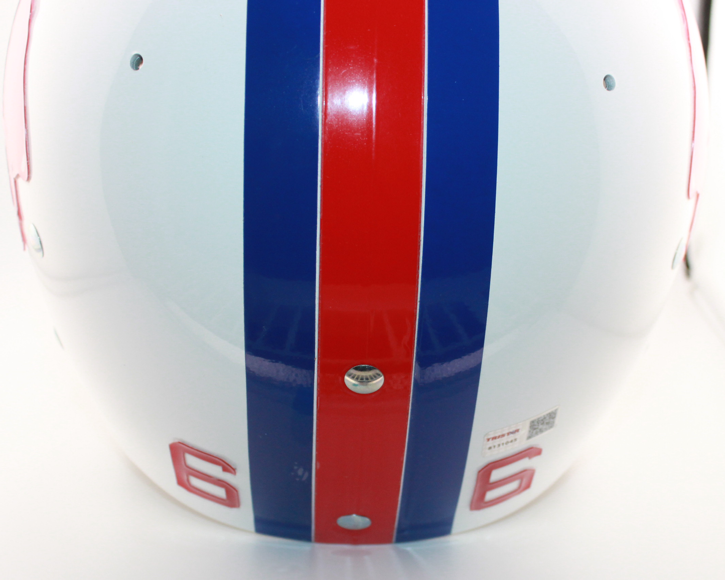 Billy Shaw Buffalo Bills Signed TK Suspension Full-Sized Helmet with Custom Mask and Inscription - TriStar