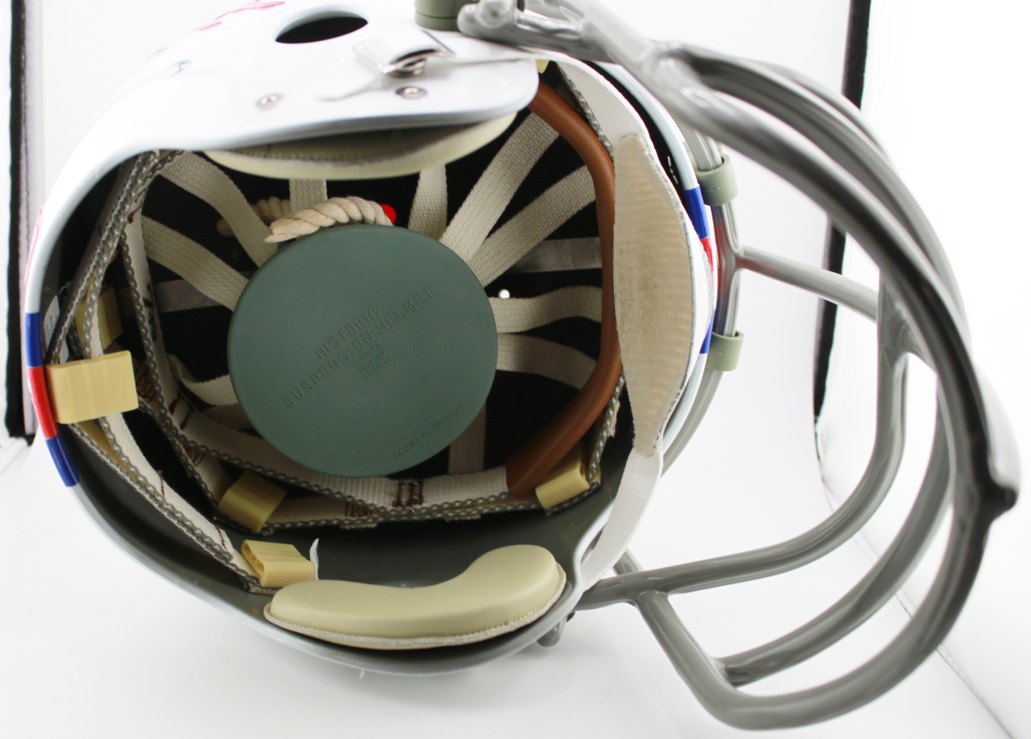 Billy Shaw Buffalo Bills Signed TK Suspension Full-Sized Helmet with Custom Mask and Inscription - TriStar