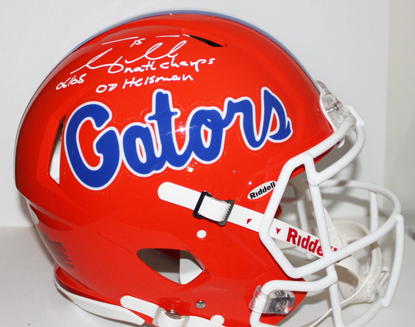 Tim Tebow Florida Gators Signed Riddell Full Size Authentic Helmet with Inscriptions - JSA