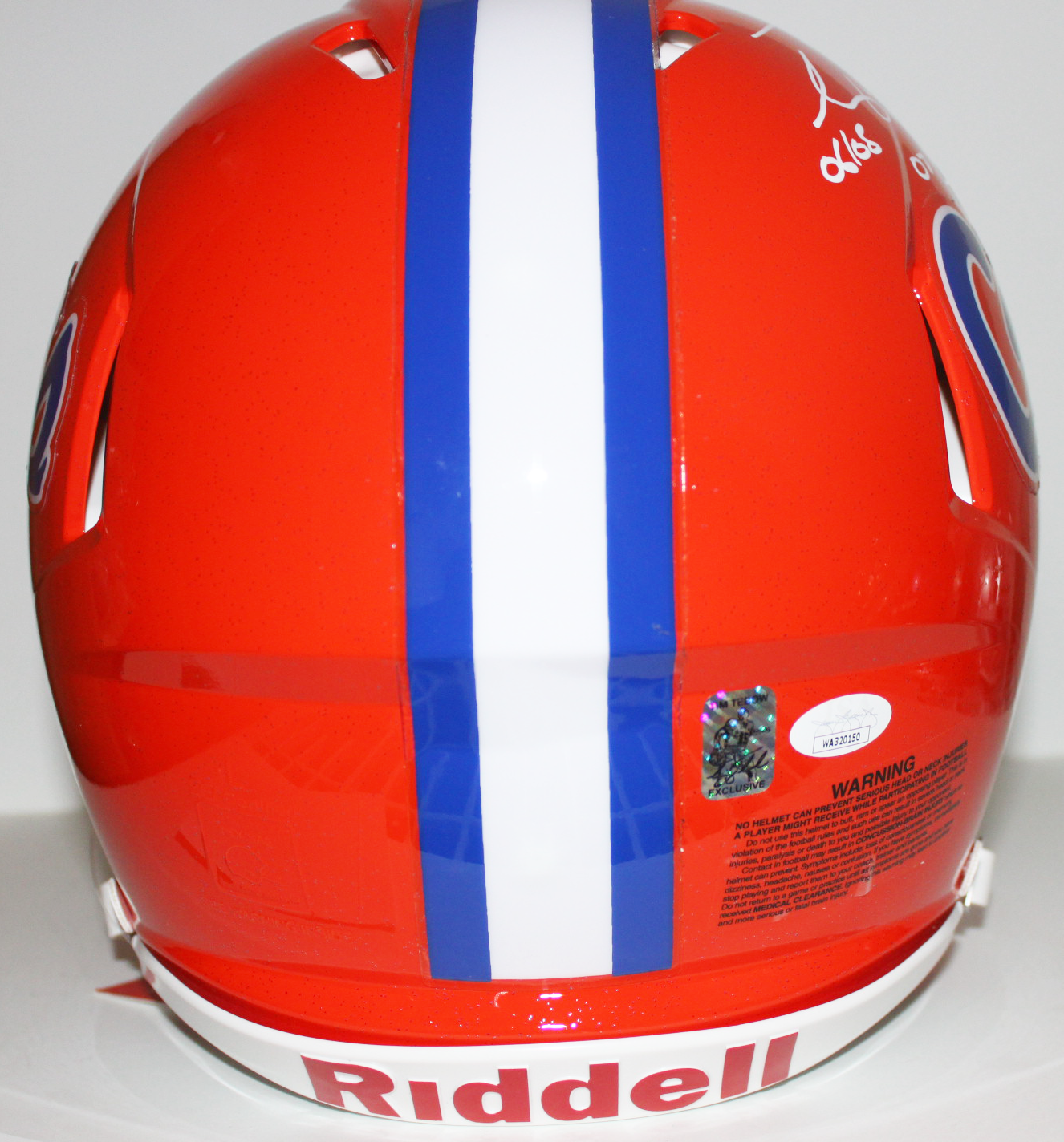 Tim Tebow Florida Gators Signed Riddell Full Size Authentic Helmet with Inscriptions - JSA
