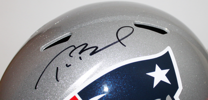 Tom Brady New England Patriots Signed Full Size Replica Speed Helmet
