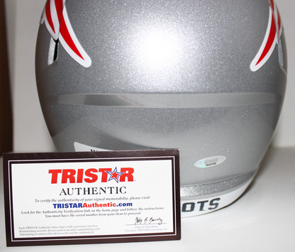 Tom Brady New England Patriots Signed Full Size Replica Speed Helmet