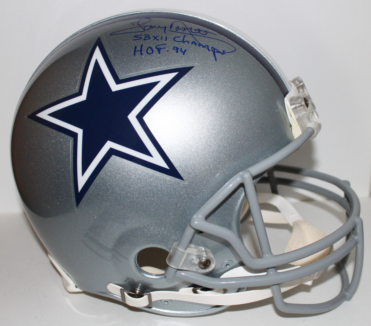 Tony Dorsett Dallas Cowboys Signed Proline Helmet with Inscriptions - JSA