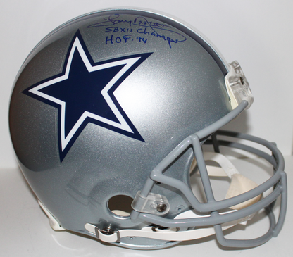 Tony Dorsett Dallas Cowboys Signed Proline Helmet with Inscriptions - JSA
