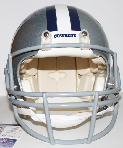 Tony Dorsett Dallas Cowboys Signed Proline Helmet with Inscriptions - JSA