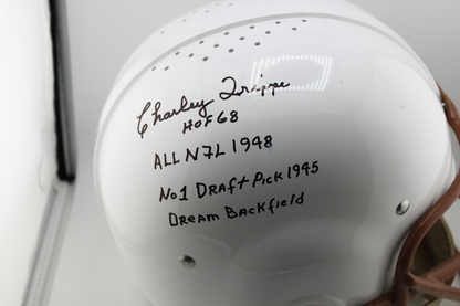 Charley Trippi Chicago Cardinals Signed RK Suspension Full-Sized Helmet with Inscription - JSA