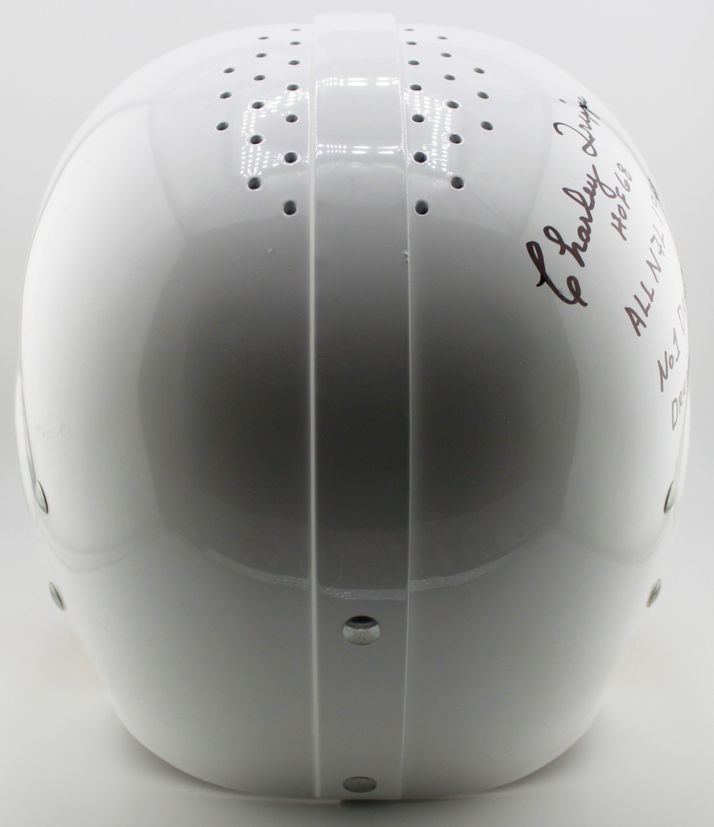 Charley Trippi Chicago Cardinals Signed RK Suspension Full-Sized Helmet with Inscription - JSA