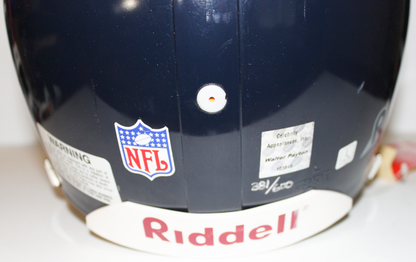 Walter Payton Chicago Bears Signed Authentic Full Size Helmet with Inscription