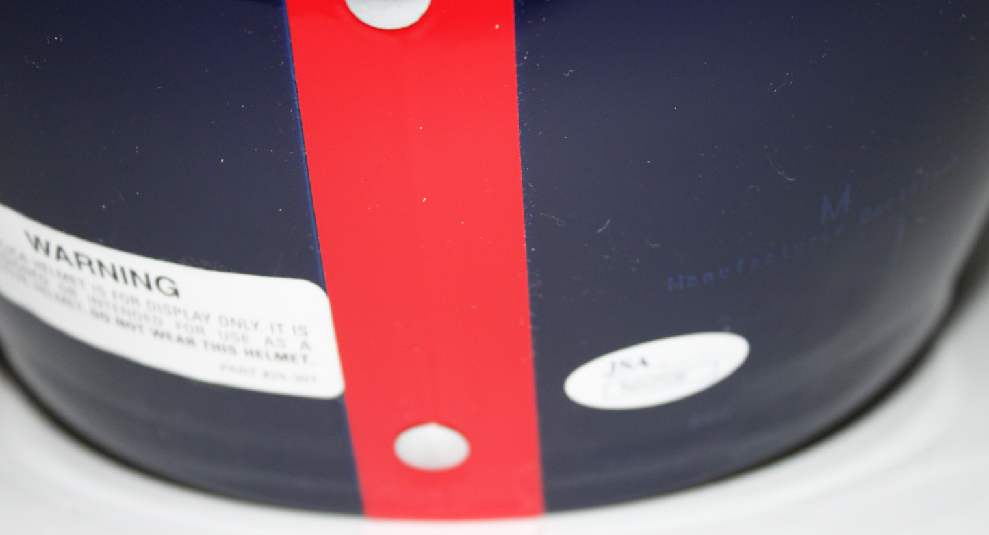 YA Tittle New York Giants Signed "RK" 2-Bar Helmet with Inscription
