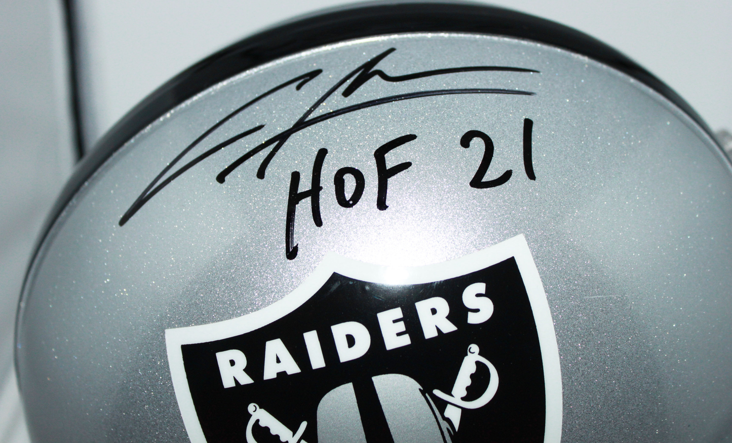 Charles Woodson Oakland Raiders Signed Full Size Proline Helmet w/HOF  Fanatics