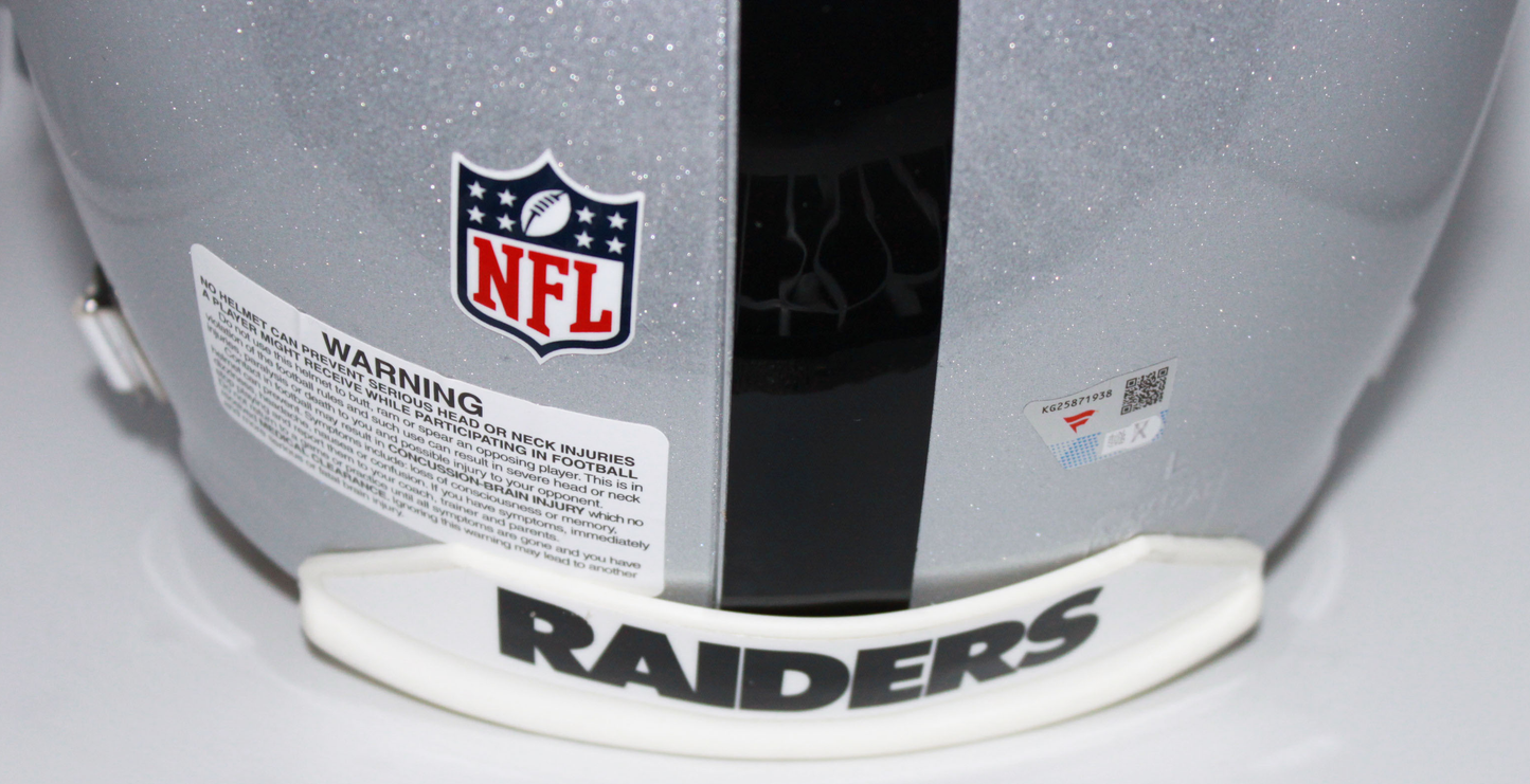 Charles Woodson Oakland Raiders Signed Full Size Proline Helmet w/HOF  Fanatics