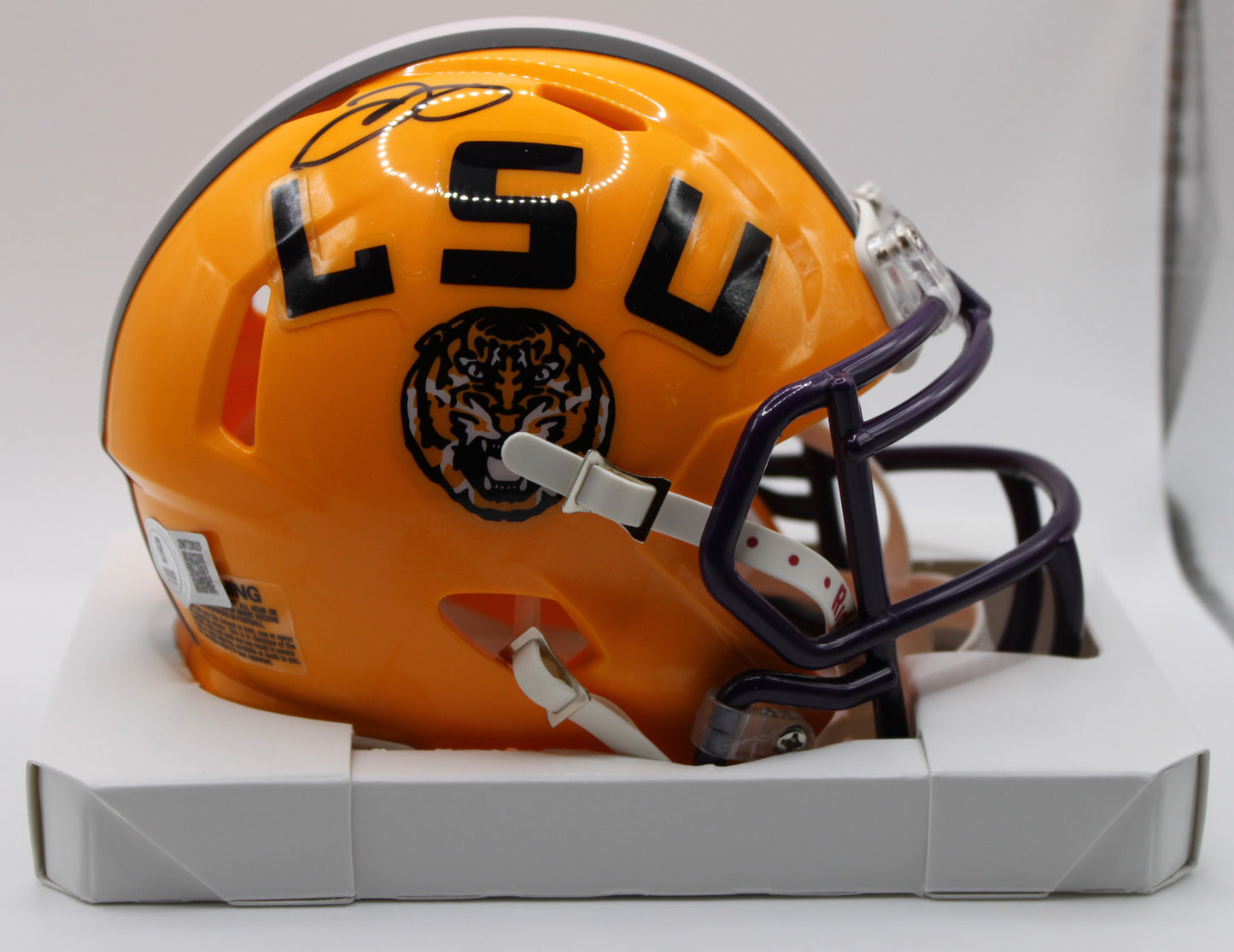 Odell Beckham Jr. LSU Tigers Signed Mini Helmet