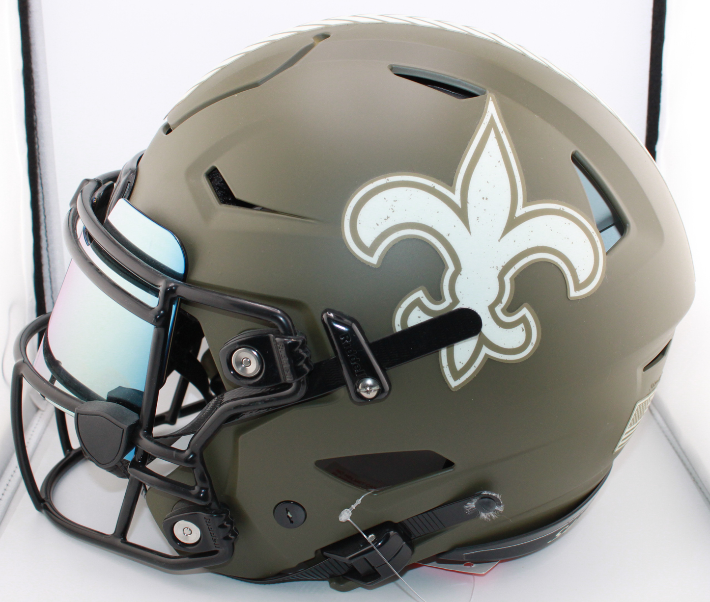 Drew Brees New Orleans Signed Authentic Full Size  Saints Salute to Service 1.0 Speed Flex - Beckett