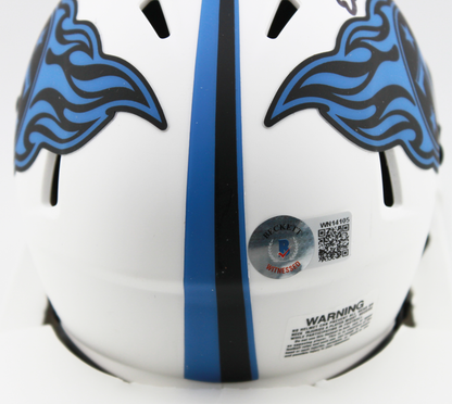 Earl Campbell Tennessee Titans Signed Lunar Mini Helmet