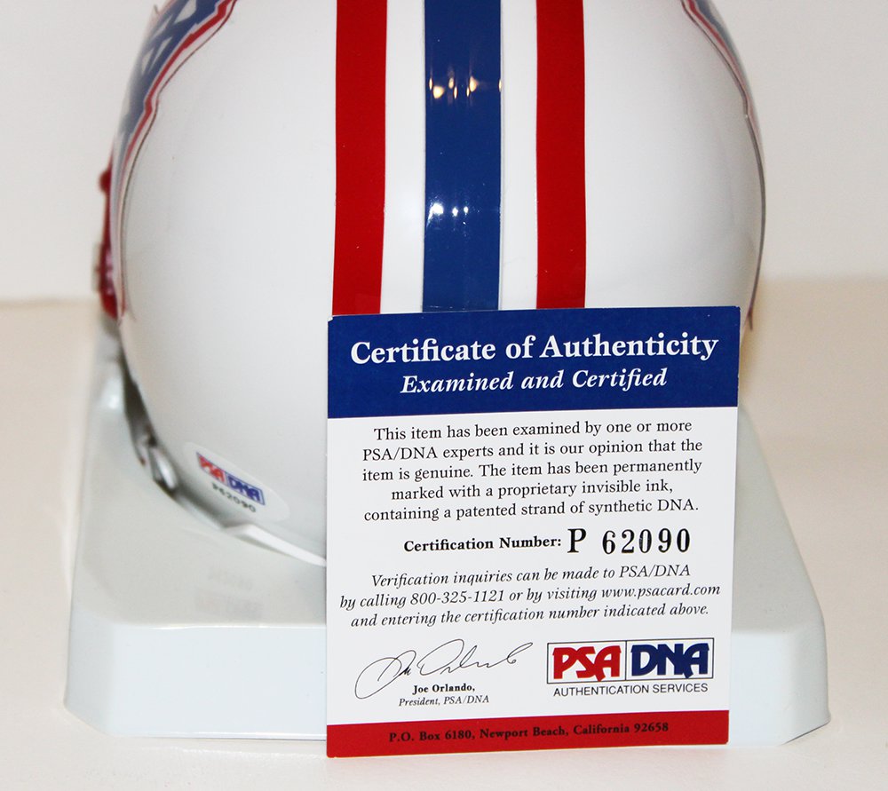 Earl Campbell Signed Oilers VSR4 Mini Helmet