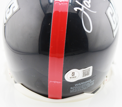 Harry Carson New York Giants Signed VSR4 Mini Helmet - Beckett
