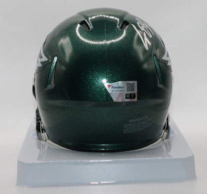 Cooper DeJean Philadelphia Eagles Signed Mini Helmet