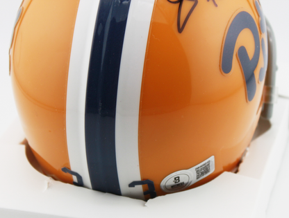 Tony Dorsett Pitt Panthers Signed "Custom" VSR4 Mini Helmet w/ Inscription