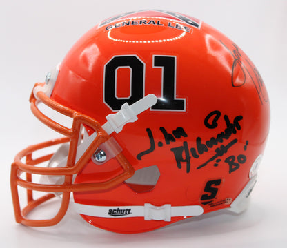 Dukes of Hazzard Signed Custom Mini Helmet