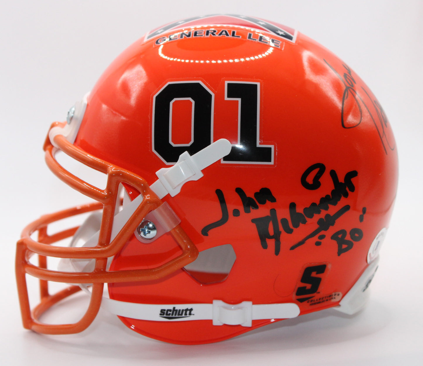 Dukes of Hazzard Signed Custom Mini Helmet