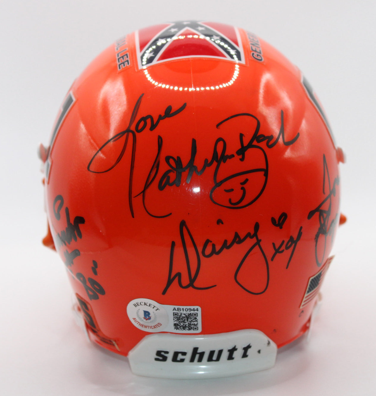 Dukes of Hazzard Signed Custom Mini Helmet