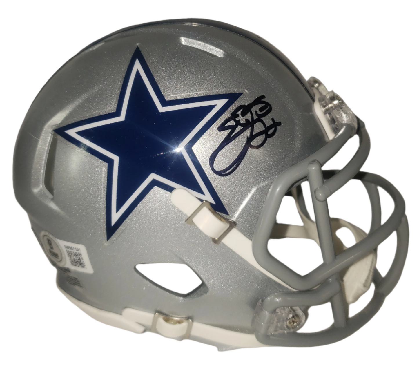 Emmitt Smith Signed Dallas Cowboys Speed Mini Helmet