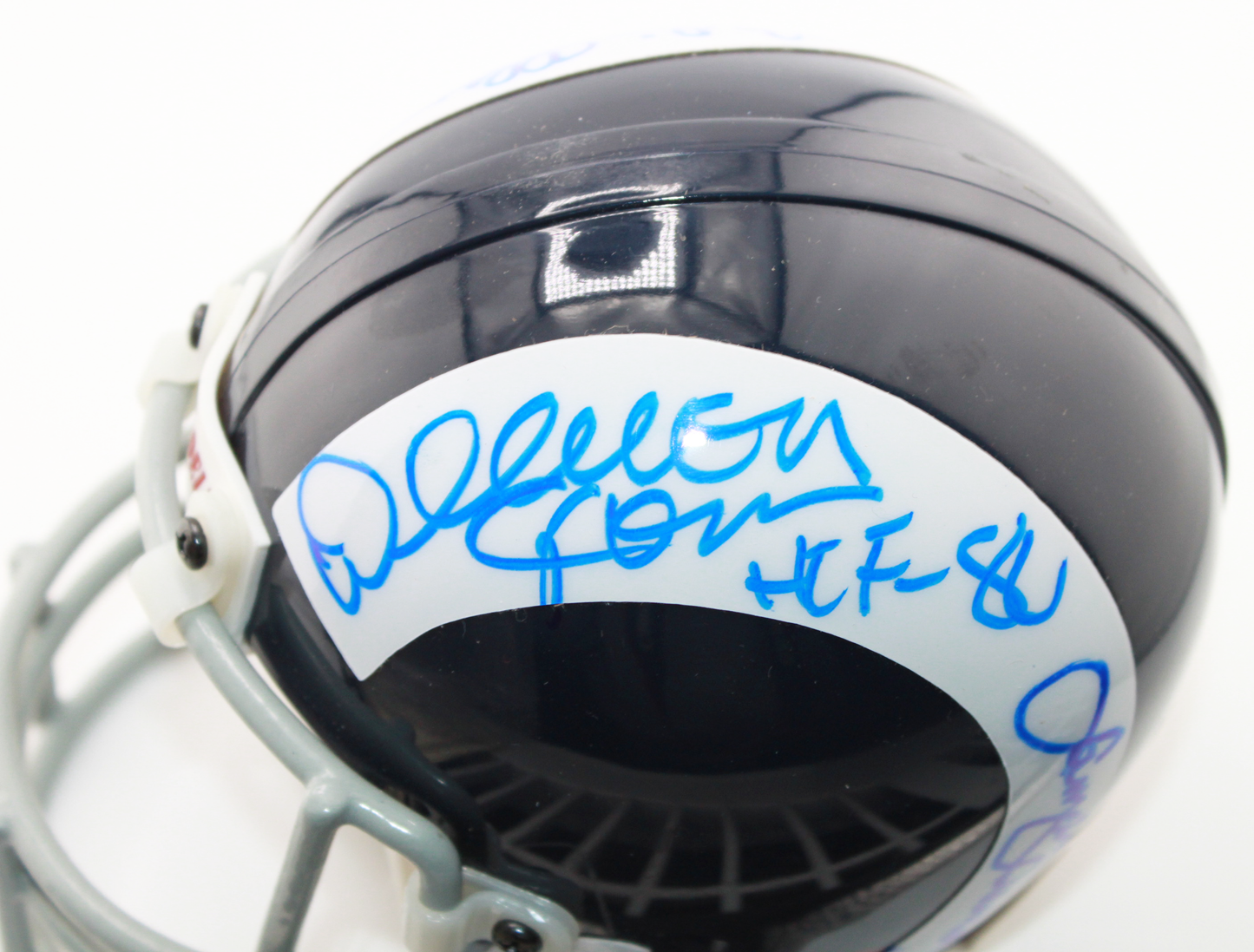 Fearsome Foursome Signed Los Angeles Rams TB Riddell Mini Helmet