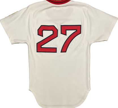 Carlton Fisk Boston Red Sox Authentic Mitchell & Ness Player Jersey
