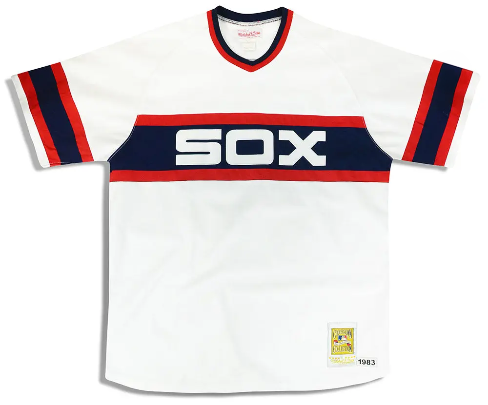 Carlton Fisk Chicago White Sox Authentic Mitchell & Ness 1983 Player Jersey