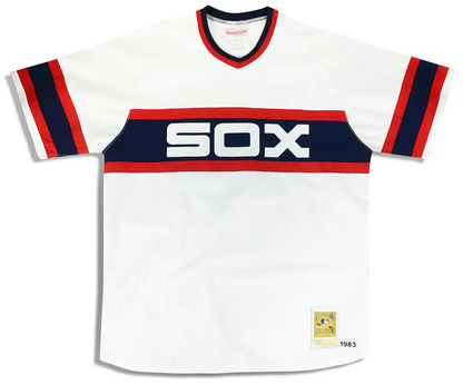 Carlton Fisk Chicago White Sox Authentic Mitchell & Ness 1983 Player Jersey