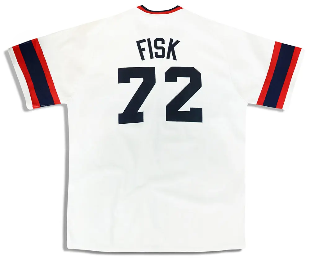 Carlton Fisk Chicago White Sox Authentic Mitchell & Ness 1983 Player Jersey