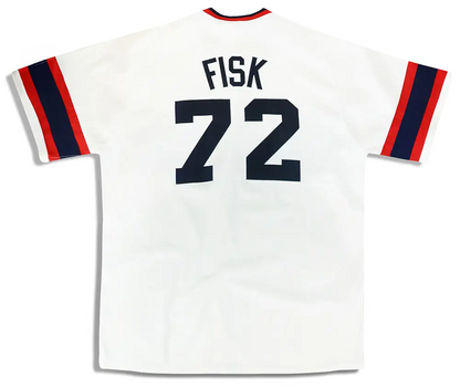 Carlton Fisk Chicago White Sox Authentic Mitchell & Ness 1983 Player Jersey