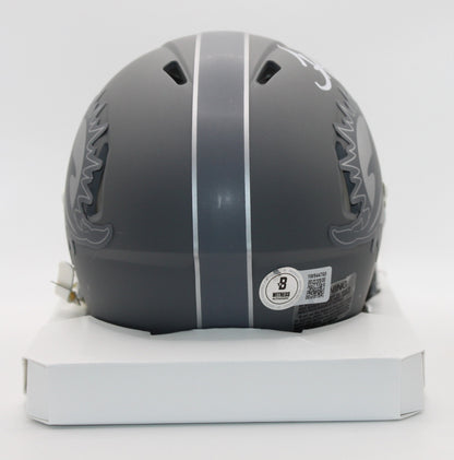 Tyreek Hill Miami Dolphins Signed Slate Mini Helmet
