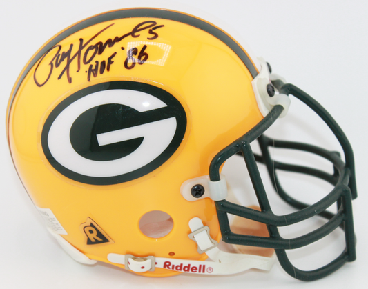Paul Hornung Green Bay Packers Signed VSR4 Mini Helmet - JSA