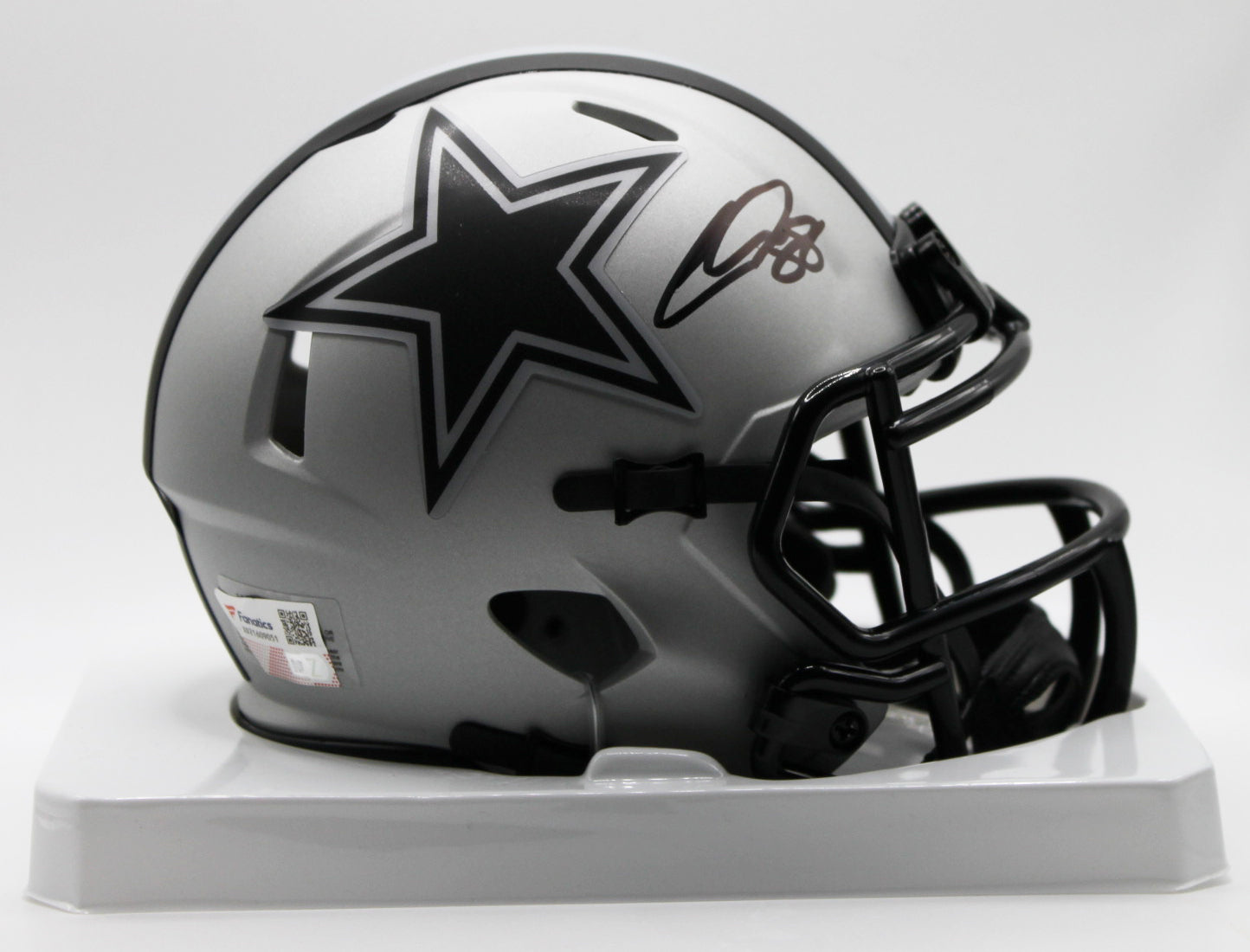 Cee Dee Lamb Signed Dallas Cowboys Rave Mini Helmet