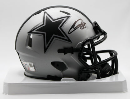 Cee Dee Lamb Signed Dallas Cowboys Rave Mini Helmet