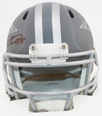 Cee Dee Lamb Signed Dallas Cowboys Slate Mini Helmet